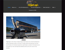 Tablet Screenshot of flightlogix.com